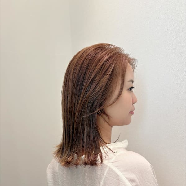 秋×ジンジャーベージュ|半個室 rire hair 千早店