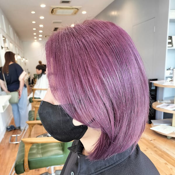 メンズパープルカラー