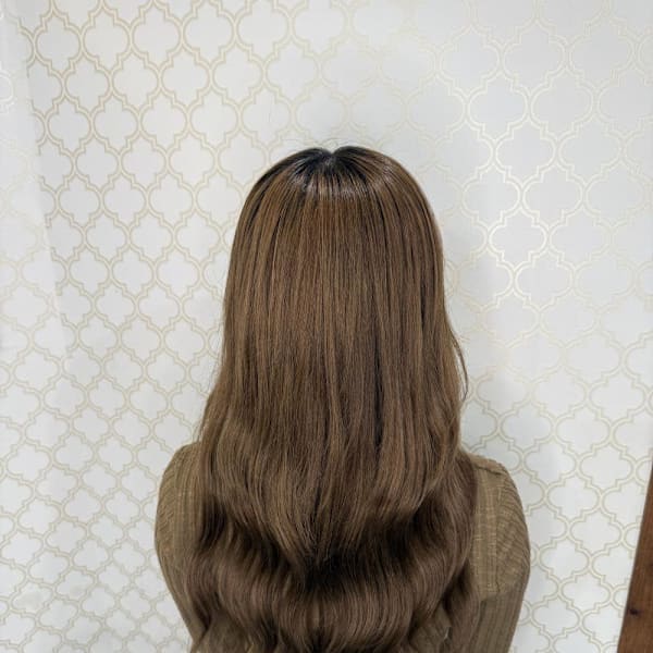 アッシュベージュロング!