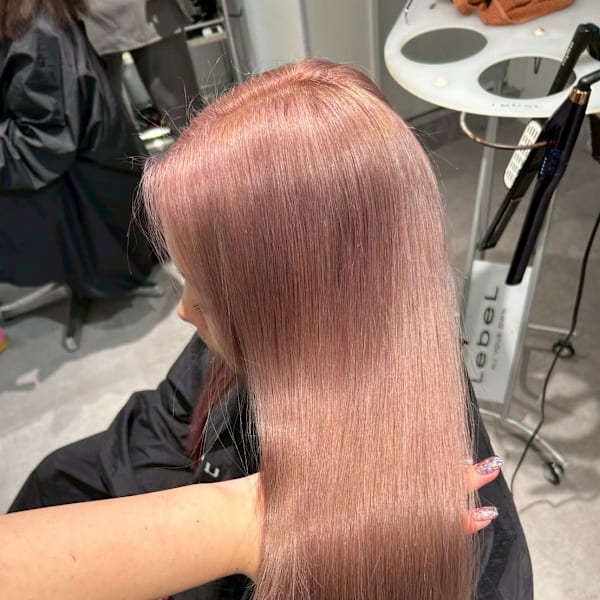 ハイトーンデザイン×髪質改善カラー