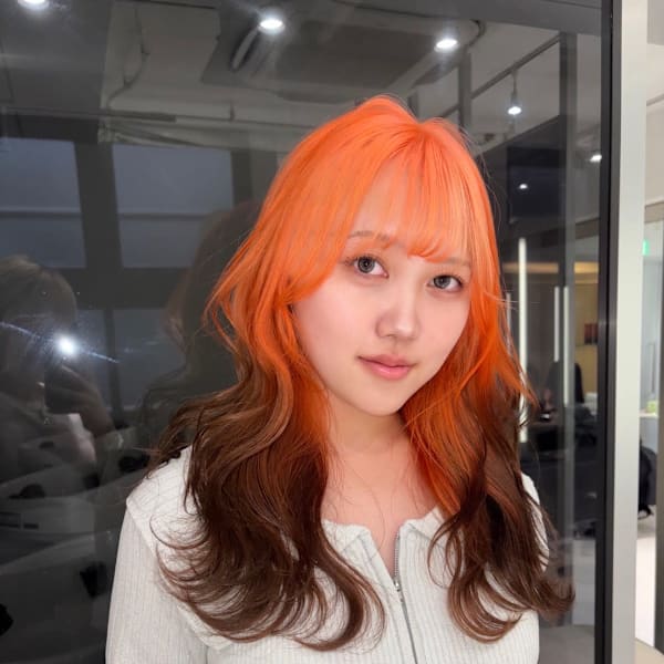 ハイトーンデザイン×髪質改善カラー