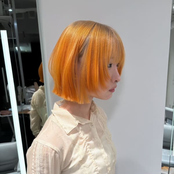 ハイトーンデザイン×髪質改善カラー