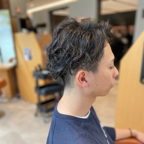 前下がりミックスパーマ|HAREKE AVEDA&HAREKE 8