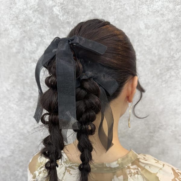 ミディアム/暗めカラー/デザインカラー/フェイスフレーミング