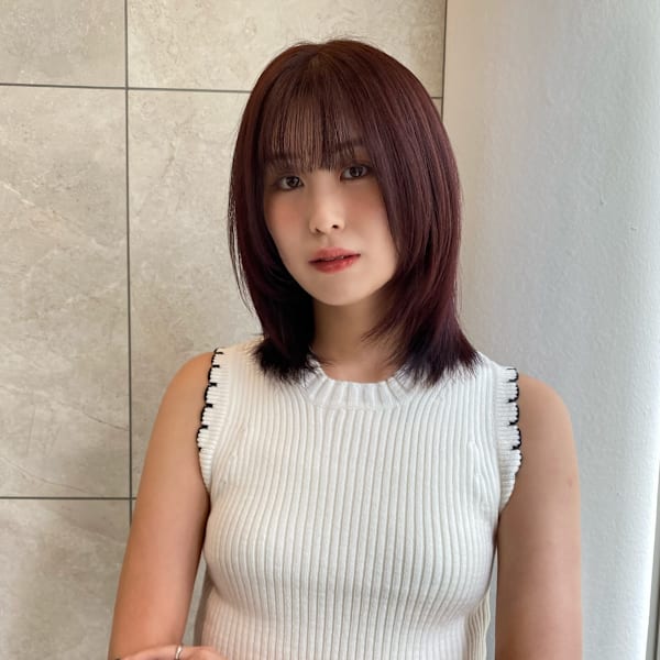 【SPADIC大阪梅田店】秋の色っぽボルドーカラー