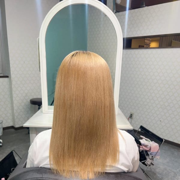 ハイトーンだけどエアストでサラサラに!