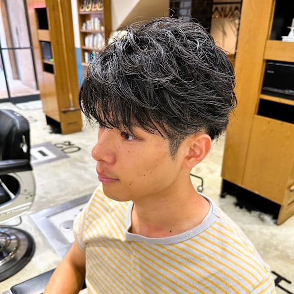毛流れパーマ【SHIFT】|MENS ONLYSALON SHIFT(メンズサロン)