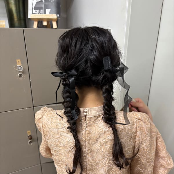 お呼ばれヘアセット