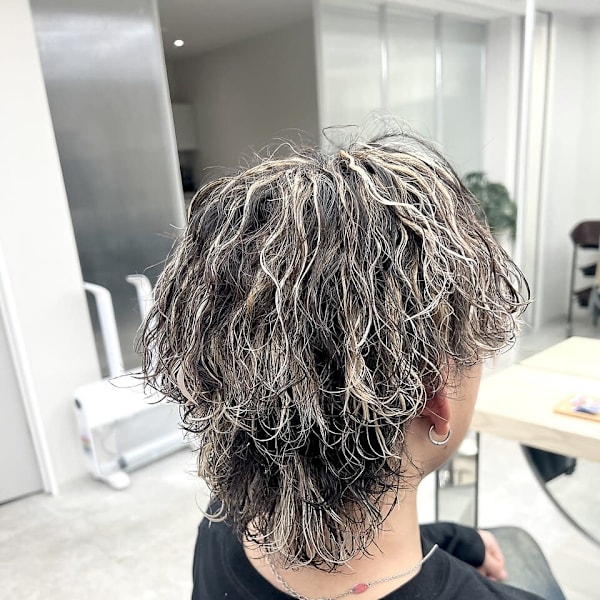 surf curl × white highlight|EIGHT sapporo 札幌店