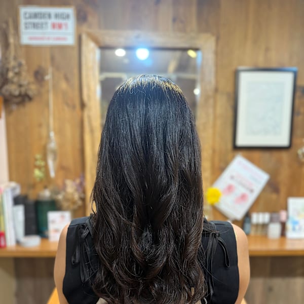 コテ巻き風パーマ【代々木上原】