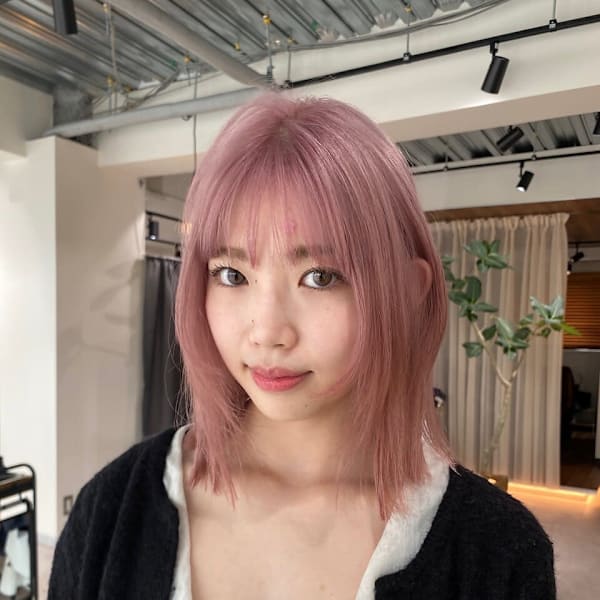 夏のペールピンク