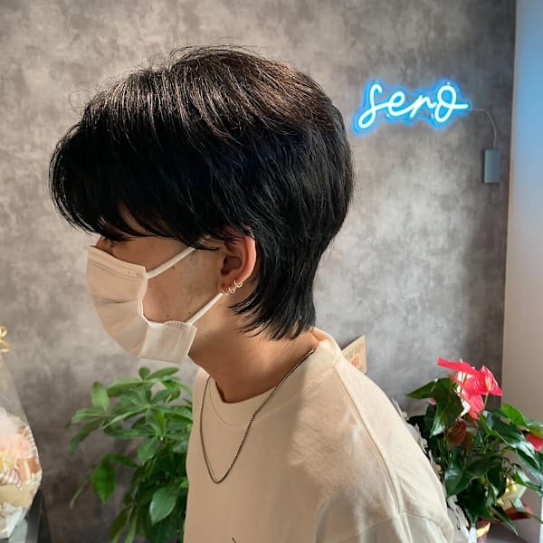 メンズマッシュウルフ