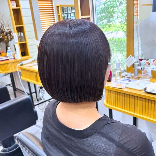 ボブ×ラベンダーカラー|lei marichi ray