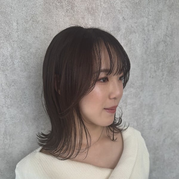 ミディアムボブqw