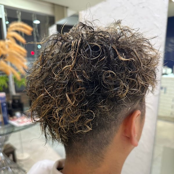 メンズツイスパ×ハイライト