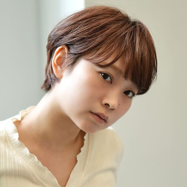 前下がりショート・ボブ/絶壁解消/前髪あり/40代/30代
