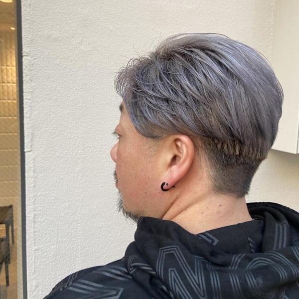 メンズ☆ブリーチ×グレージュ