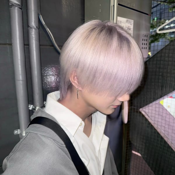 ウルフカット/中性ウルフ/メンズウルフ/マッシュウルフ