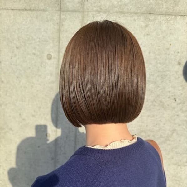 切りっぱなしボブ|Crede hair's五日市店