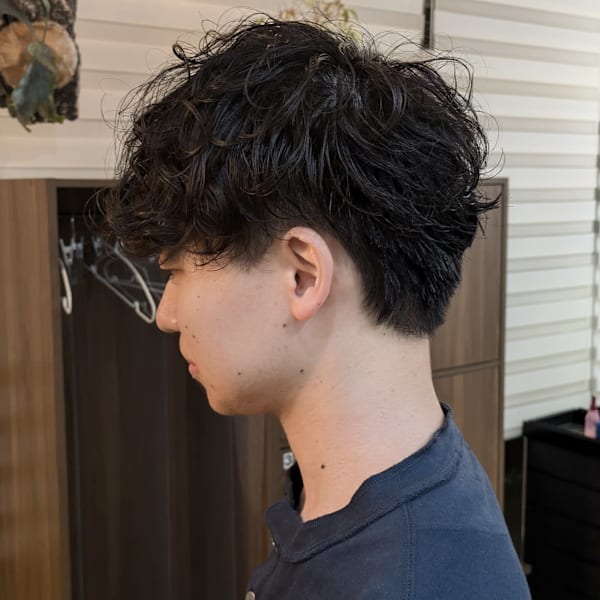 シャドウパーマ|きいろいさんかくの美容室 Kanshall【カンシャル】