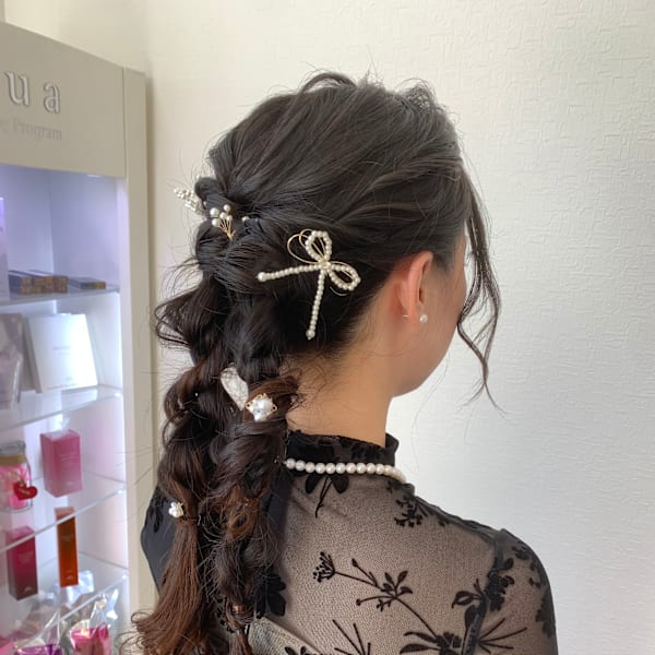 あみおろし/パーティーヘア