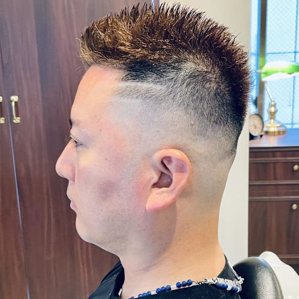 【40代 男性】ロンドンスキンハイフェード(大宮/バーバー)