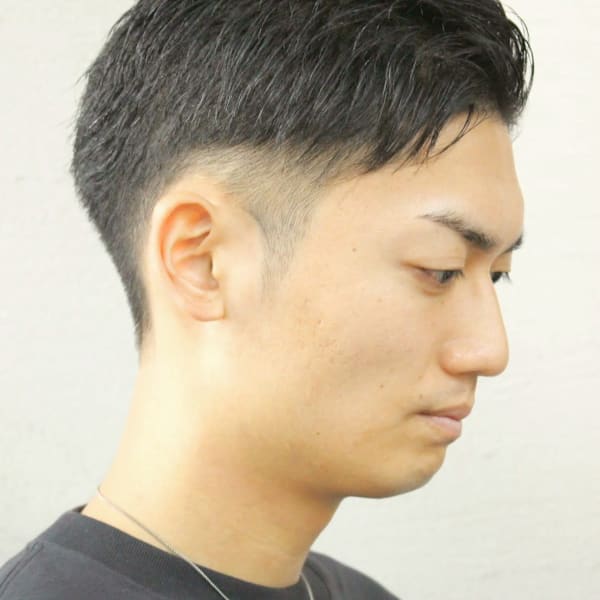 メンズカット[ツーブロック/短髪/ビジネススタイル」|mid-c