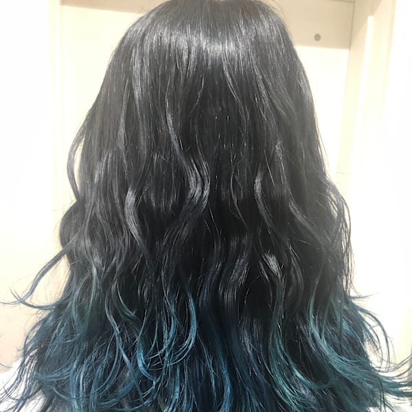 【loup】ブルーブラック/グリーン/グラデーション