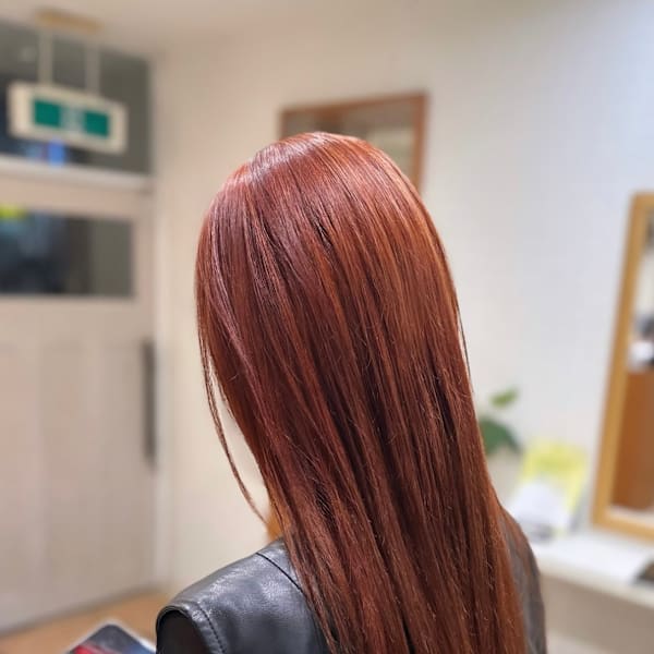 20代、30代◎秋カラー、オレンジブラウンカラー