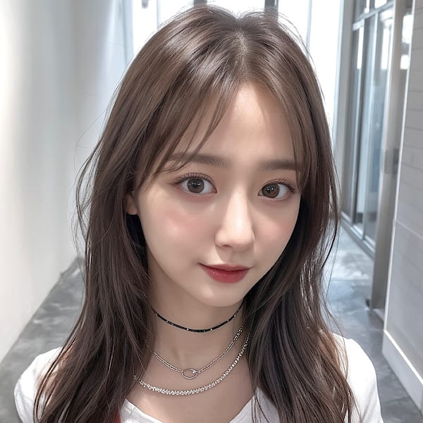 アディクシーカラーハイライトダブルカラーレイヤーカット韓国|【全席半個室】 aini 天王寺アポロ店 【アイニ】