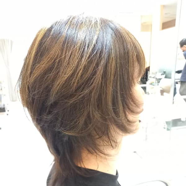 白髪ぼかしハイライト|Beautissimo 東長崎