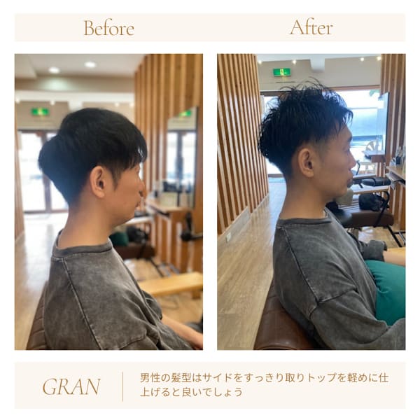 お客様髪質改善データ1964(メンズカット)