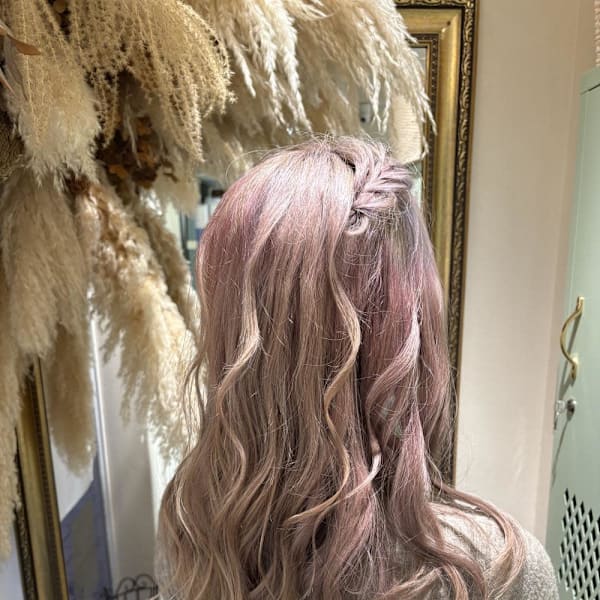 ふわふわハーフアップ♪