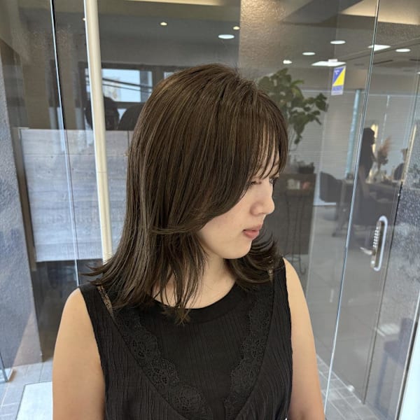 ⭐透明感抜群イルミナカラー⭐オリーブベージュ|LUCK鎌倉