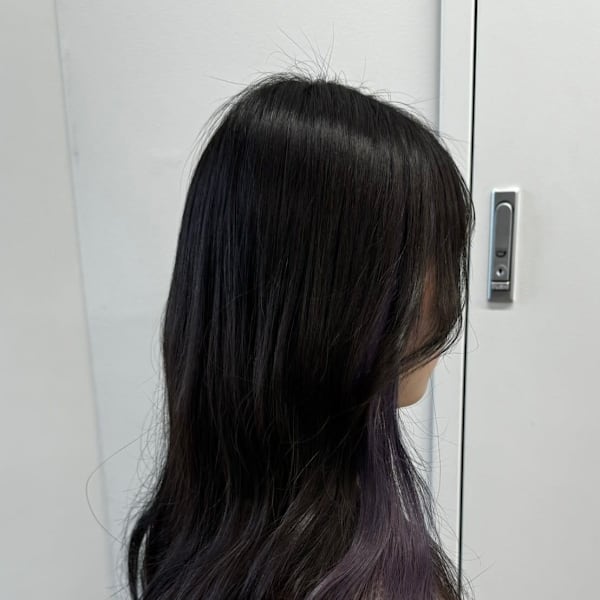 ラベンダーイヤリングカラー