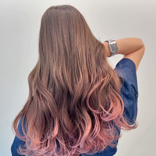 ピンクグラーデーション