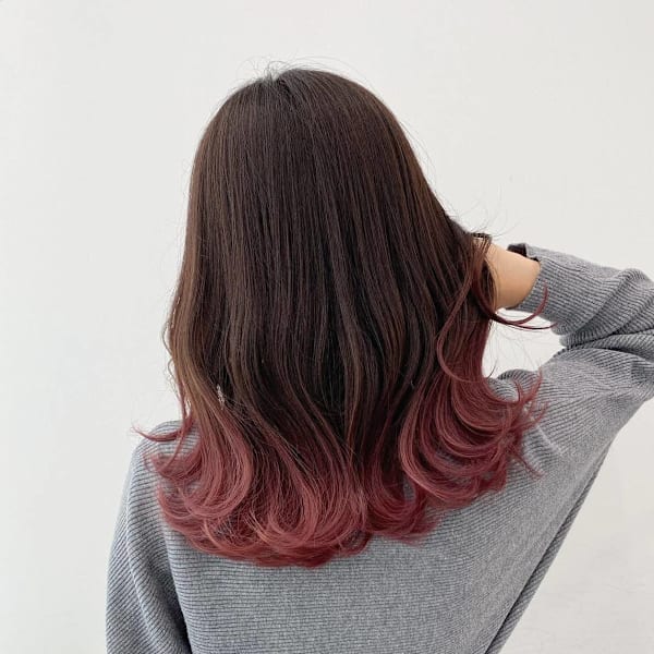 ピンクグラデーション