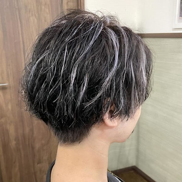 メンズハイライトパーマ【飯田淳平】Re:ta Hair|Re:ta Hair