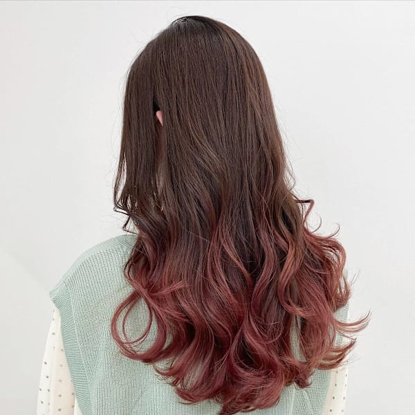 チェリーブラウングラデーション