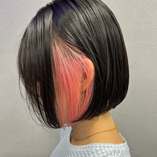 ☆大人気ブリーチイヤリングカラー×ベビーピンク