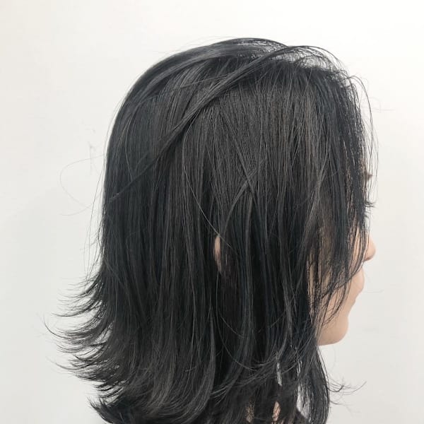 暗髪レイヤーロブ☆