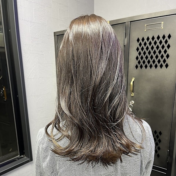 ☆ブリーチなし×透明感抜群オリーブブラウン