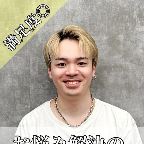 men's salon dot. tokyo 町田本店【メンズサロン ドット トウキョウ】【メンズサロンドットトウキョウマチダホンテン】のスタッフ紹介。野津山　蒼