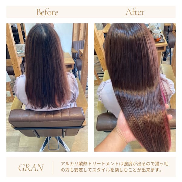 お客様髪質改善データ1965(アルカリ酸熱)