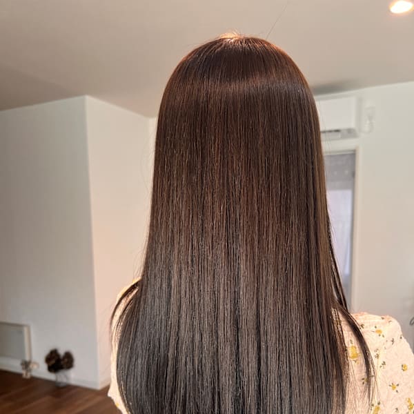 サラサラになるストレート|hair salon TEAK