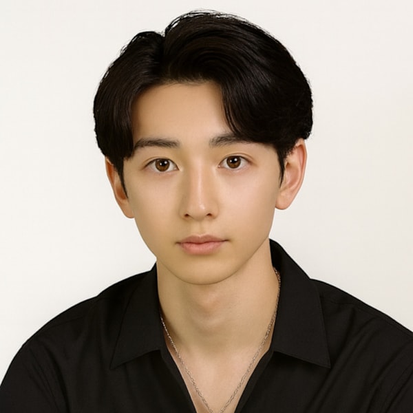 韓国ヘア マッシュショート ニュアンスパーマ センターパート|Men's salon SEPT. 博多