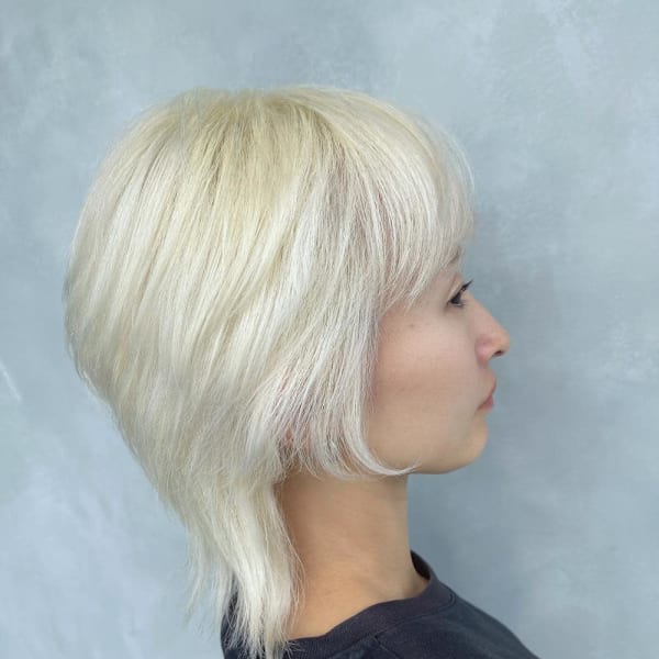 抜きっぱなしブリーチ/外国人風カラー