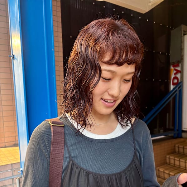 くせ毛mixパーマ