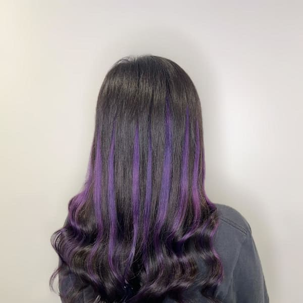 ギャルな紫ハイライト!