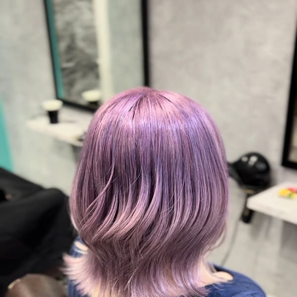 ラベンダーカラー×ブリーチ